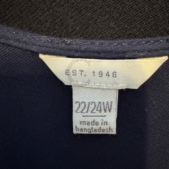 Cato Navy sleeveless vest - Picture 3 of 5